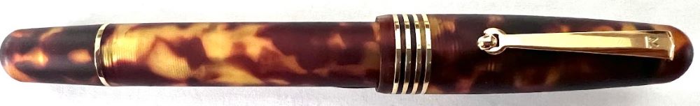 Molteni Modelo 54 Tortoise Acetate Cellulose Collection Fountain Pen Jowo 14K or Steel Nib